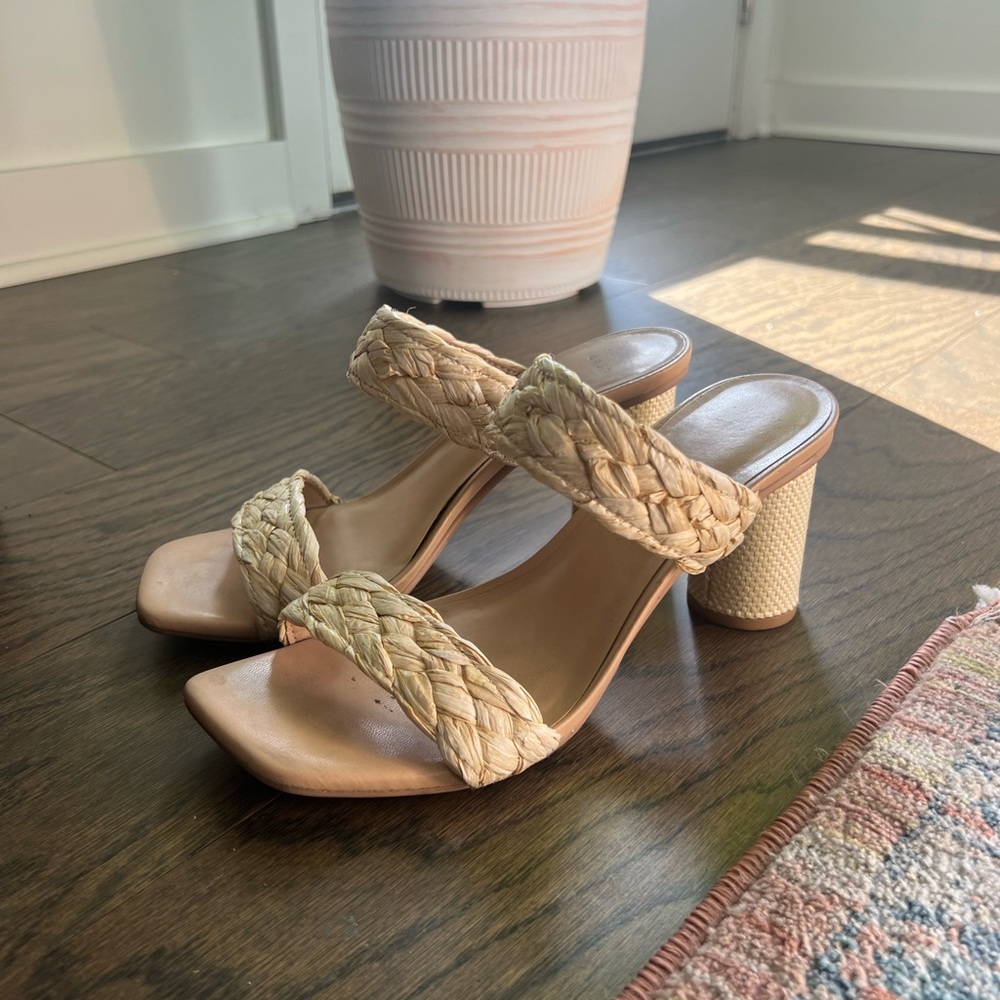 Resort Rattan Heels